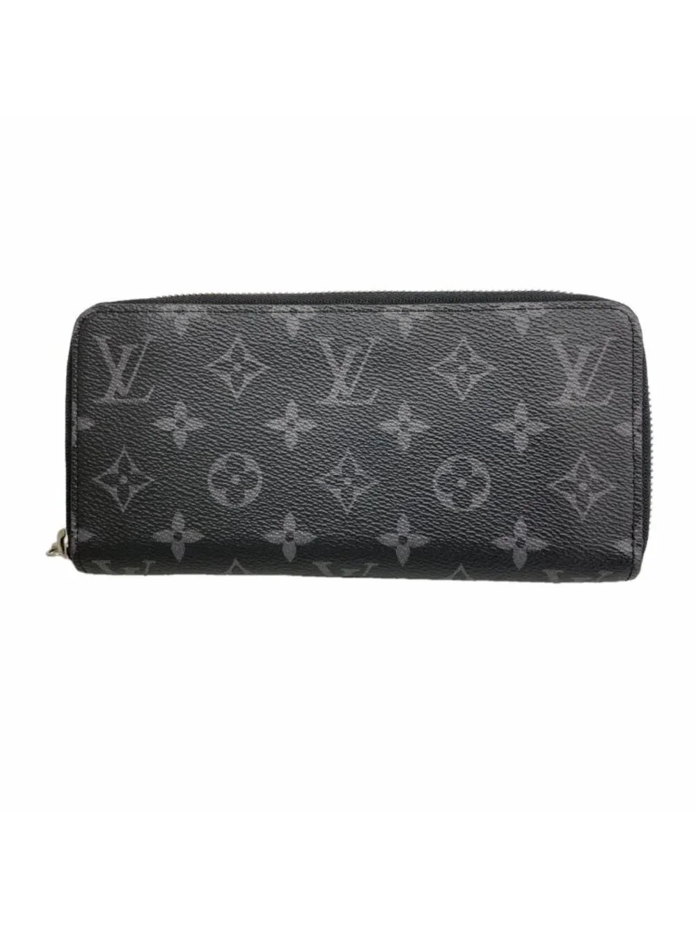 Louis Vuitton Wallet Monogram Eclipse Zippy Horizontal Black